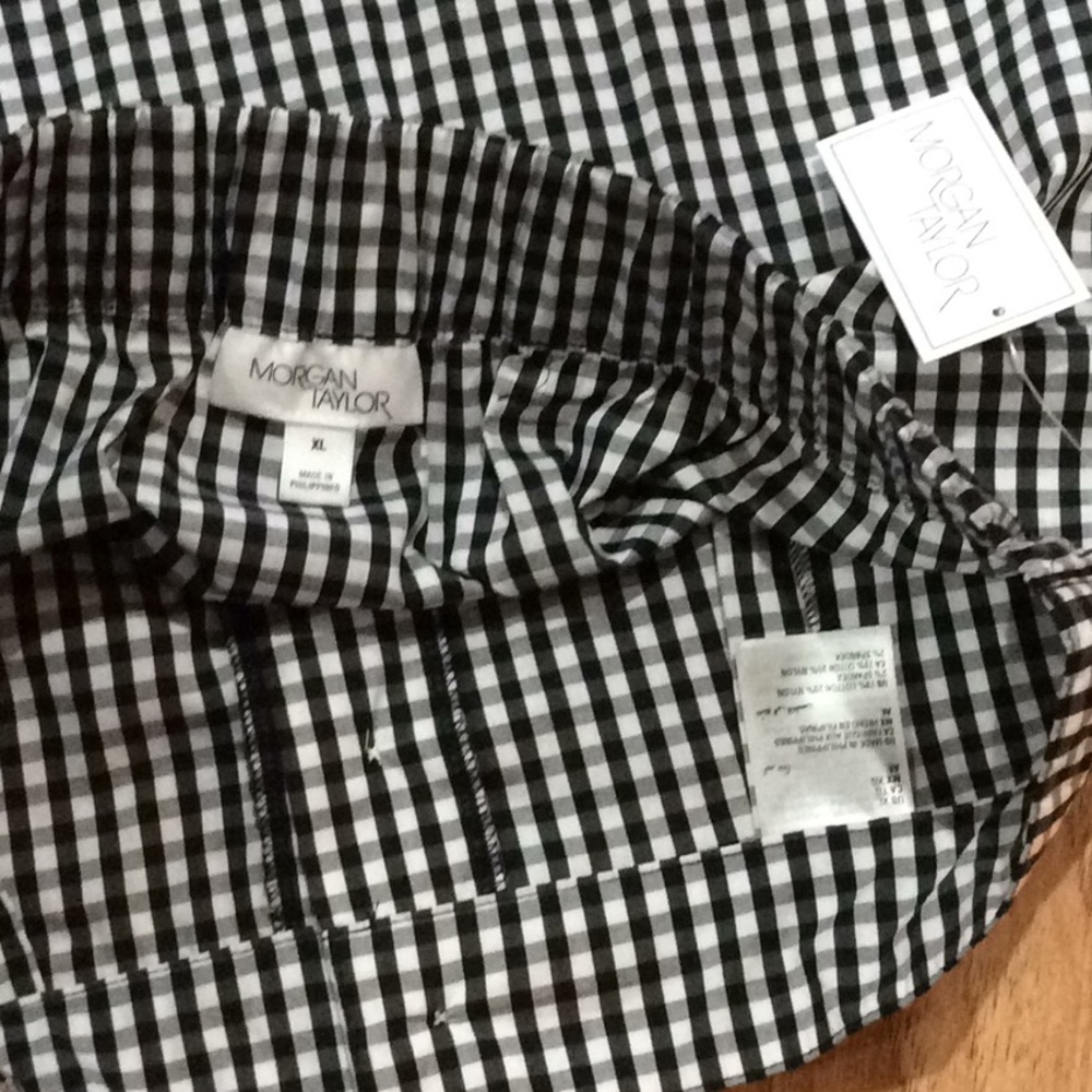 Gingham Black and White Skirt - Picture 6 of 6